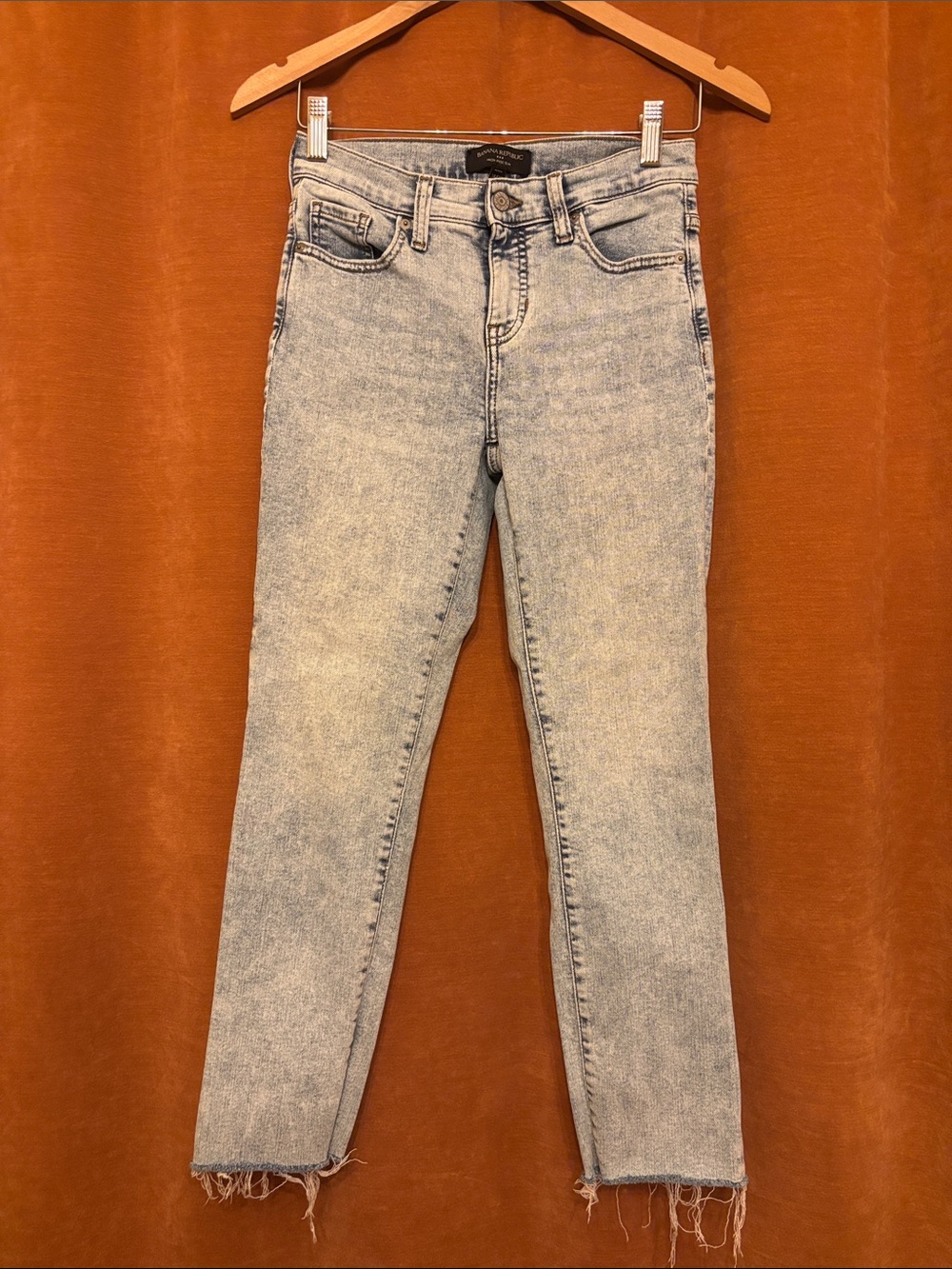 Banana Republic Light Wash Cropped Ankle Jeans